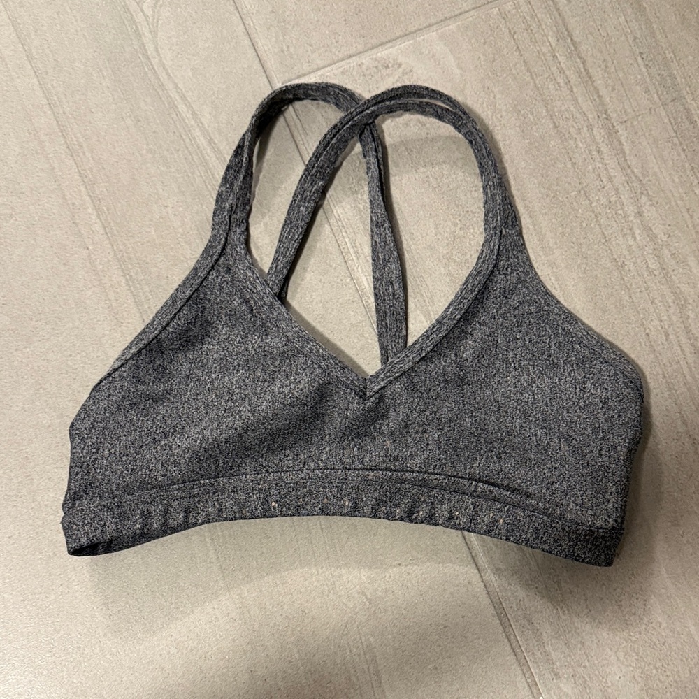 Beyond Yoga Charcoal Sports Bra